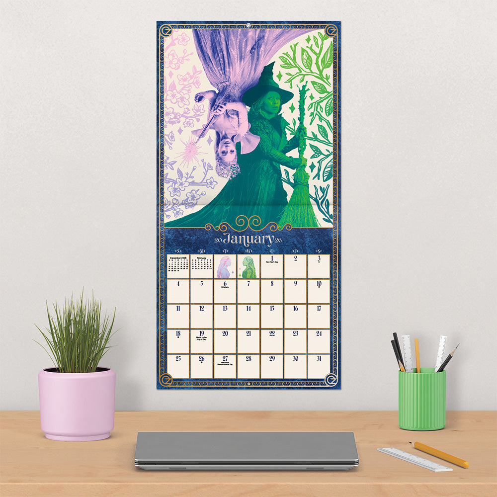 Wicked: For Good 2026 Wall Calendar
