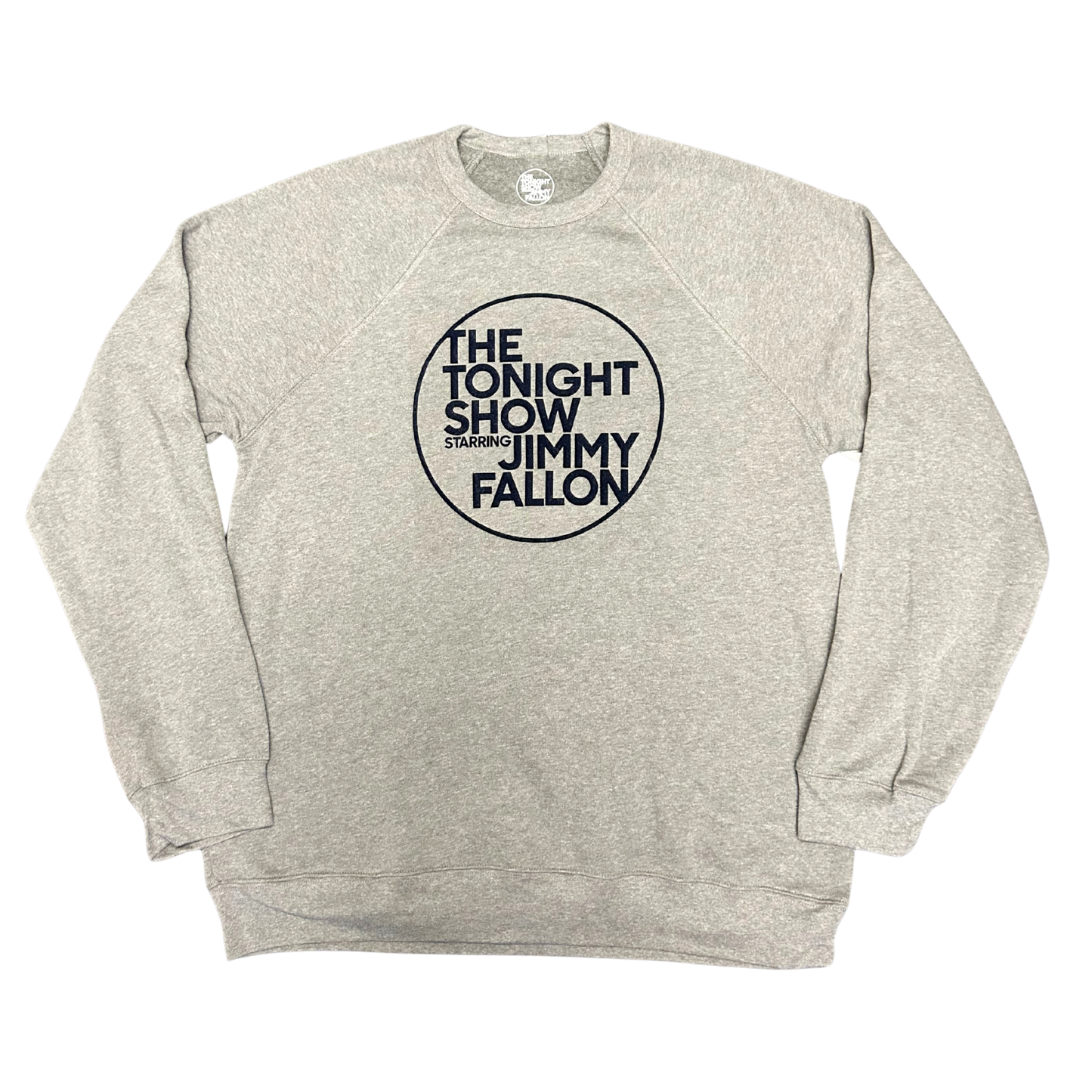 TSJF Flocked Circle Logo Crewneck - Grey - L