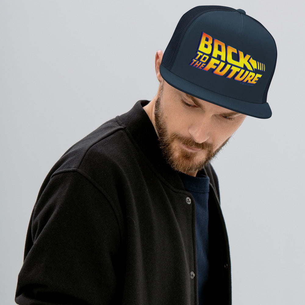 Back to the Future Logo Trucker Hat