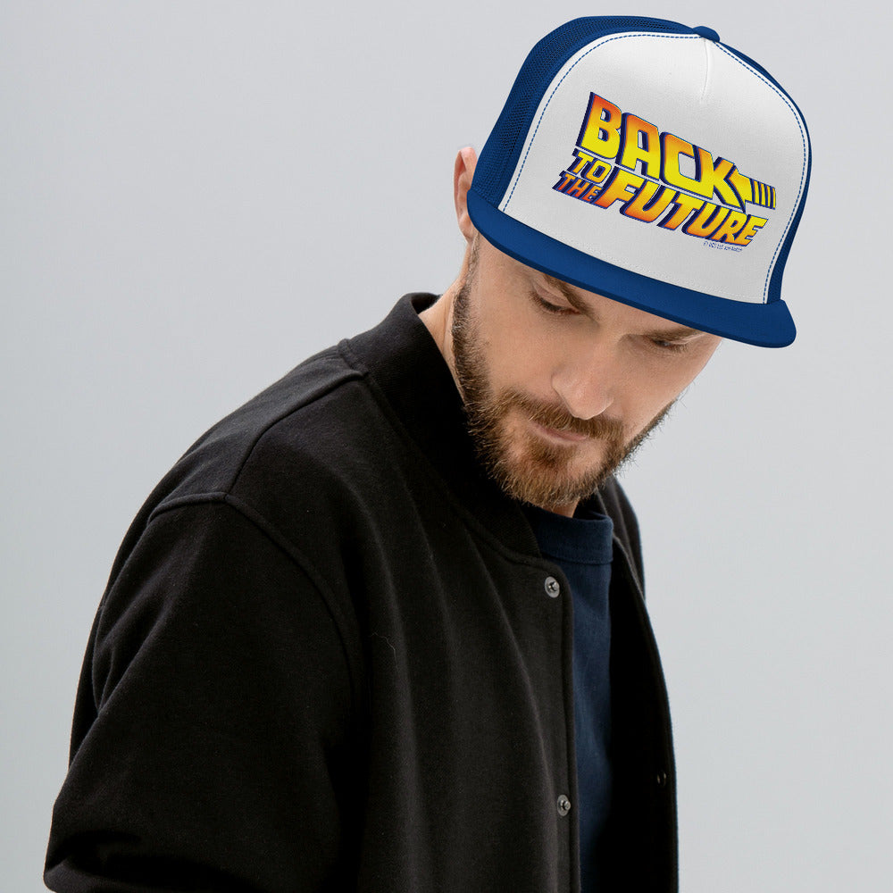 Back to the Future Logo Trucker Hat