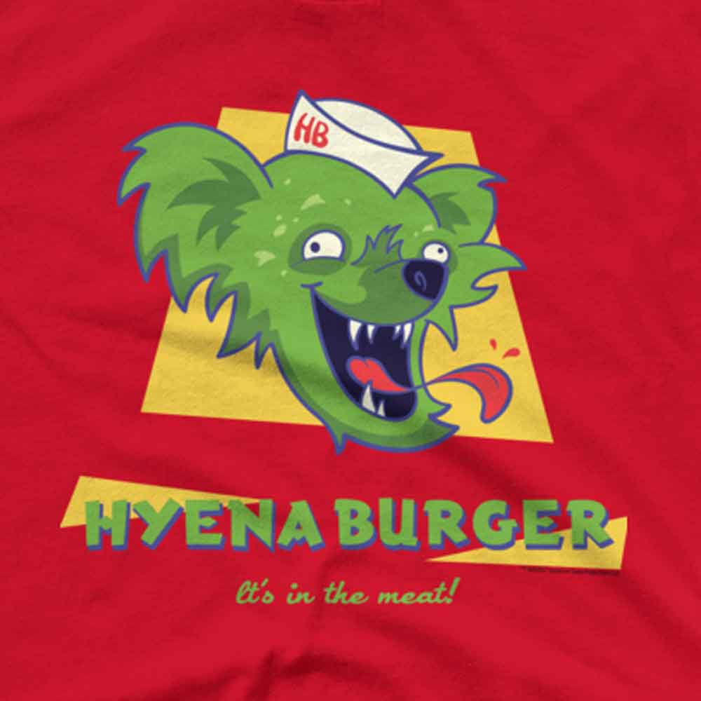 12 Monkeys Hyena Burger Adult Short Sleeve T-Shirt