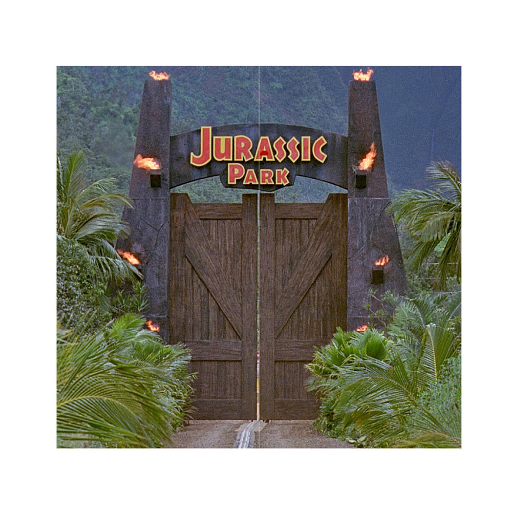 Jurassic World Gate Backdrop Double Wide Standee