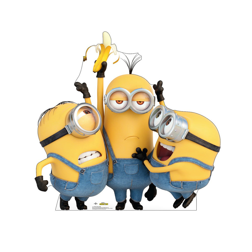 The Minions Stuart, Kevin & Bob Standee