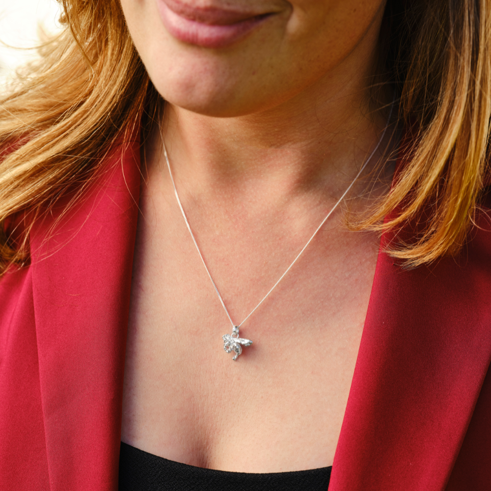 From the Silver Screen x Bugonia Bee Necklace