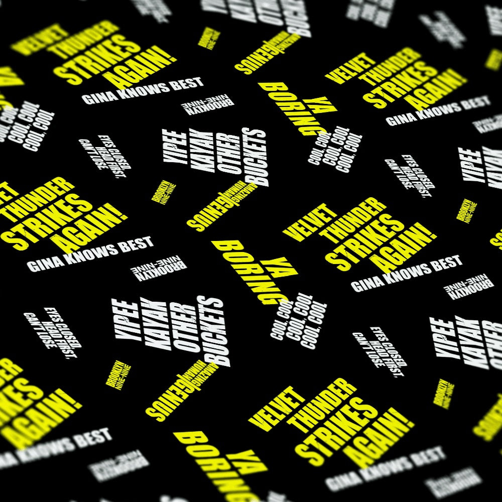 Brooklyn Nine-Nine Quotes Gift Wrap