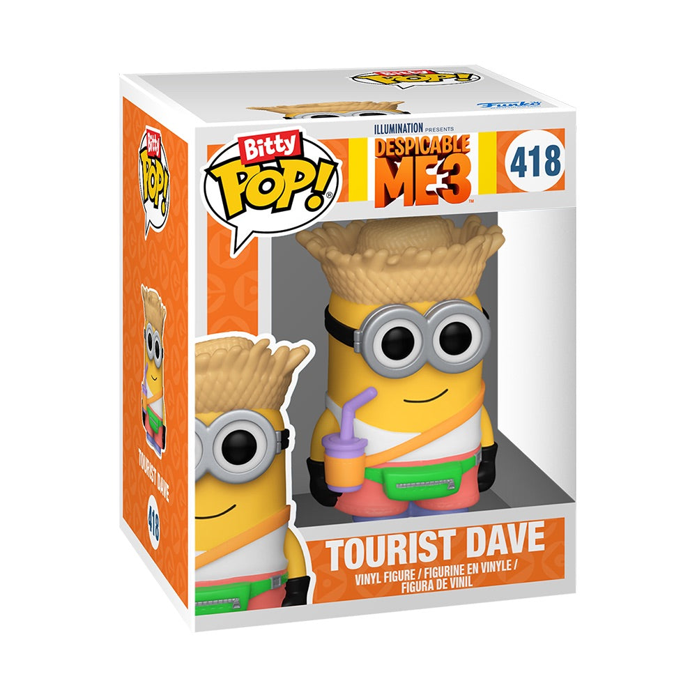 Minions Tourist Dave Bitty POP 4 Pack