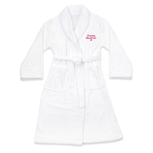 Bravo Dreaming About Bravo Robe White