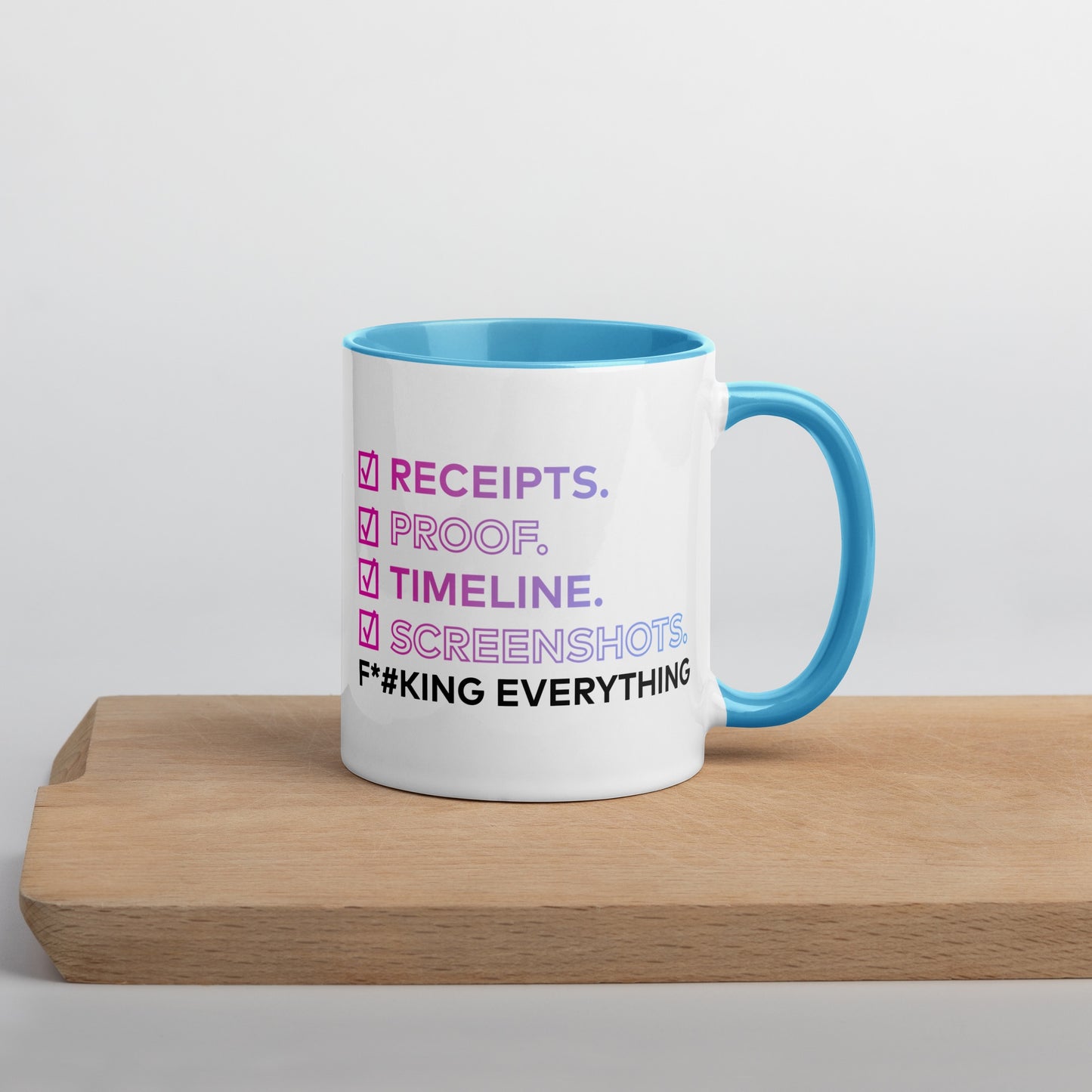 The Real Housewives of Salt Lake City Receipts Two-Tone Mug