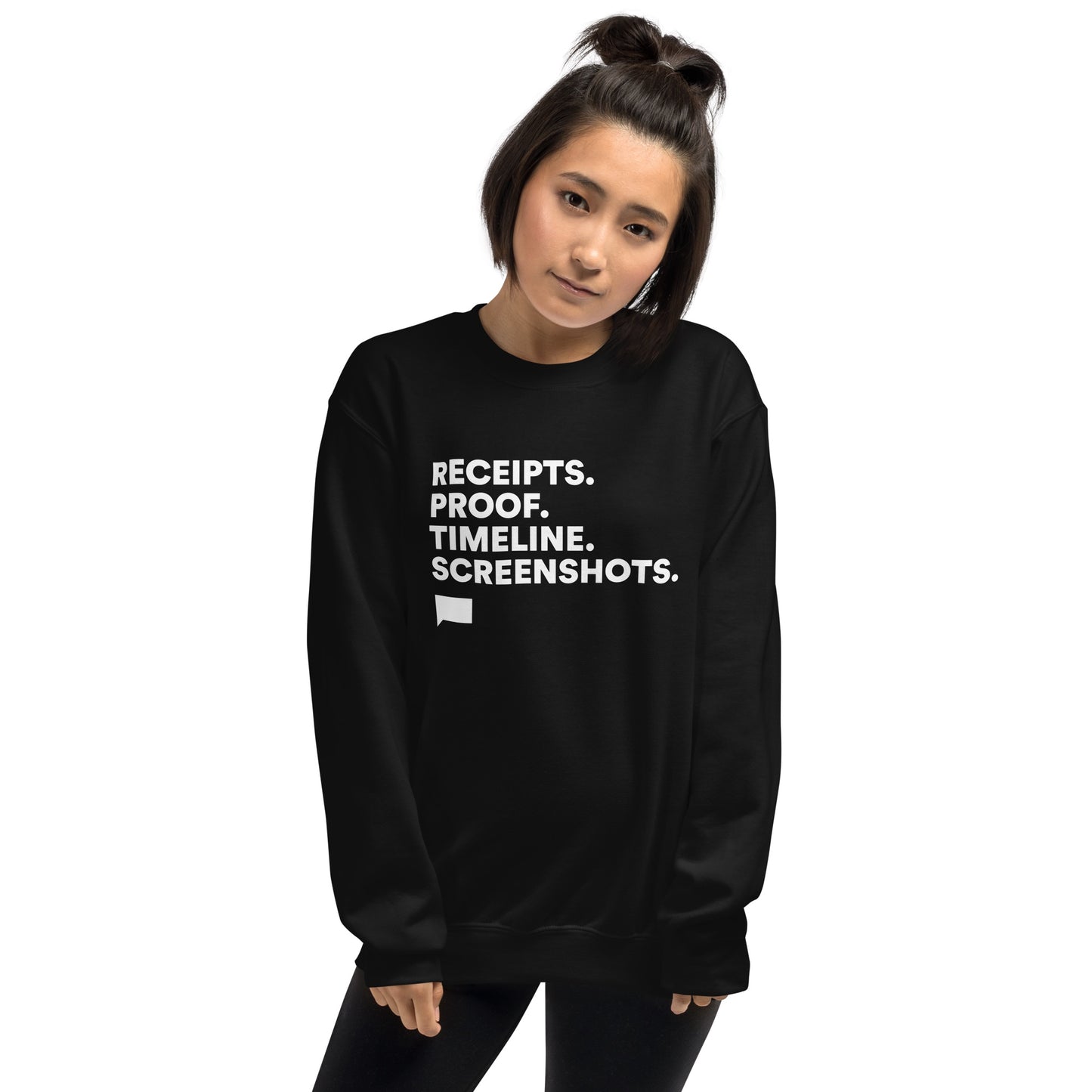 The Real Housewives of Salt Lake City Receipts Crewneck