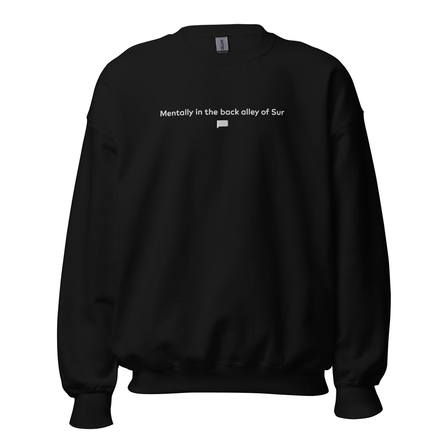 Vanderpump Rules Back Alley Embroidered Crewneck Black