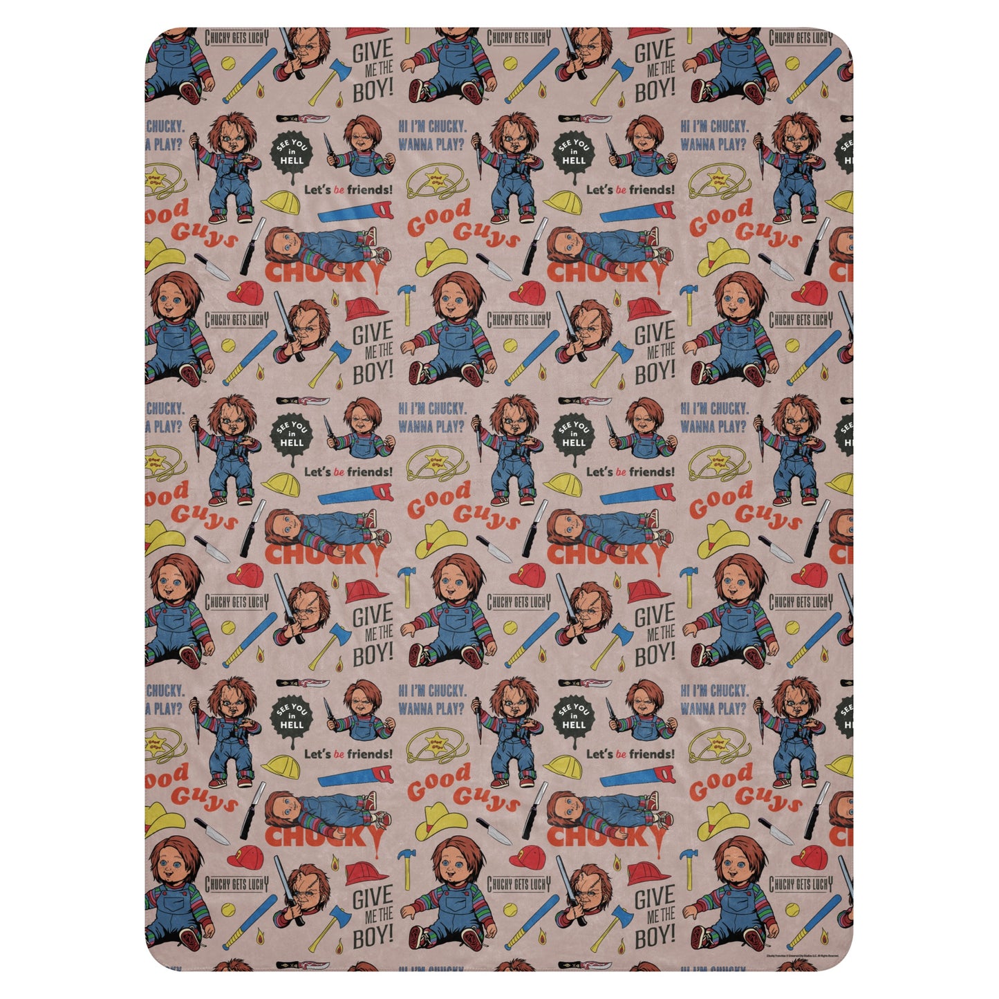 Chucky Good Guys Sherpa Blanket