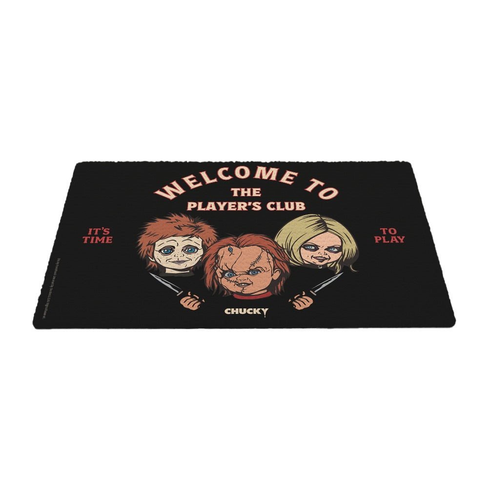 Chucky Welcome To The Player's Club Doormat