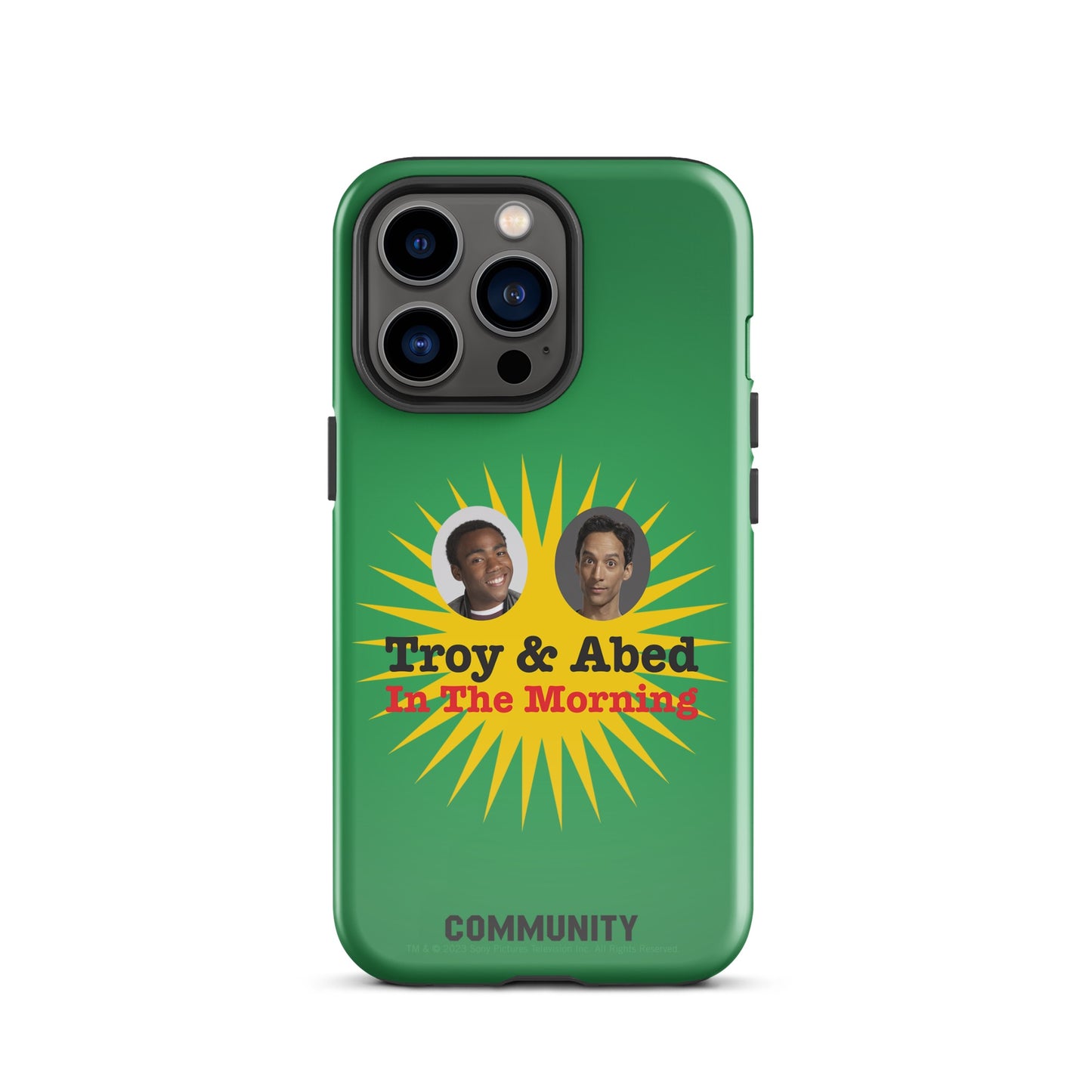 Community Troy and Abed In The Morning iPhone Tough Case