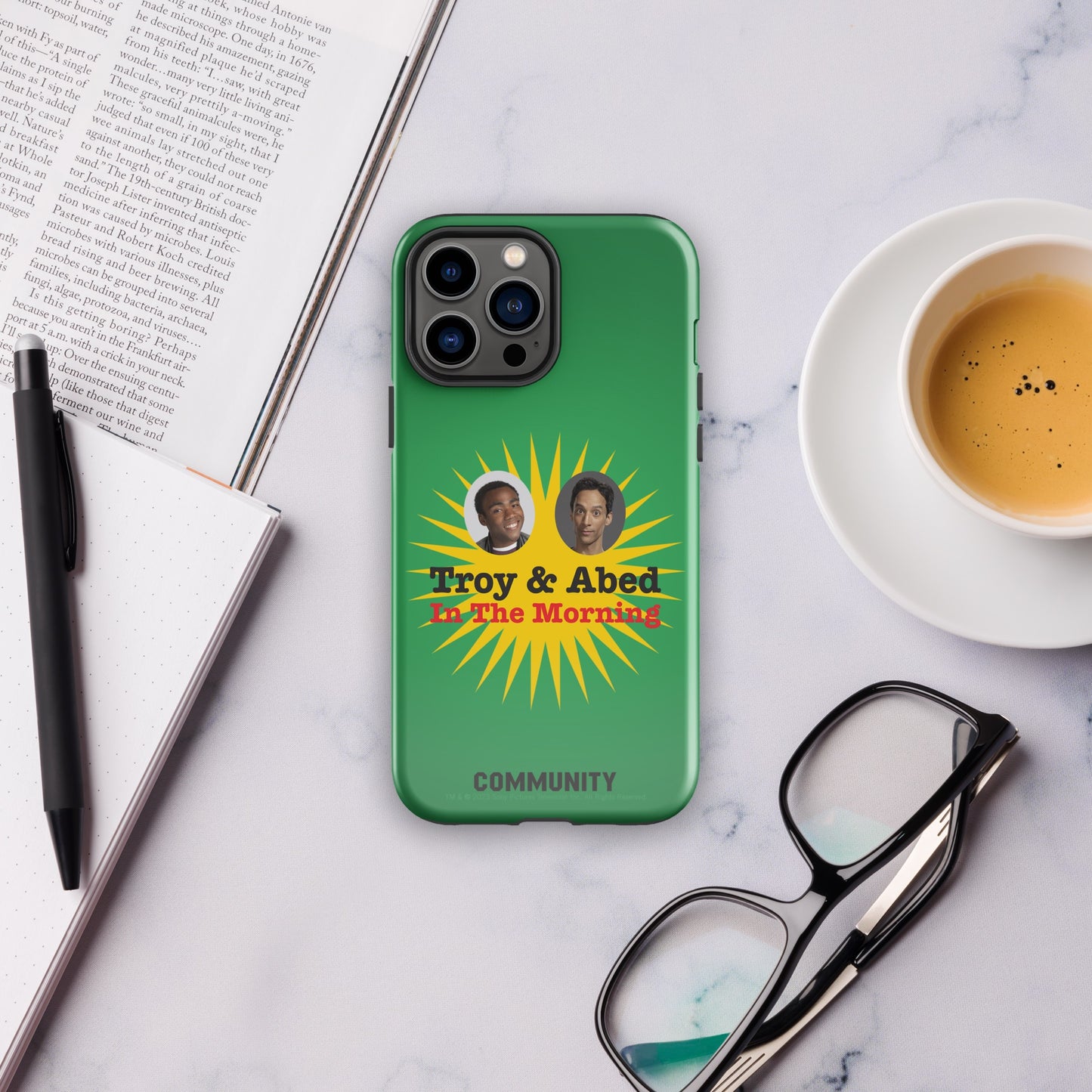 Community Troy and Abed In The Morning iPhone Tough Case