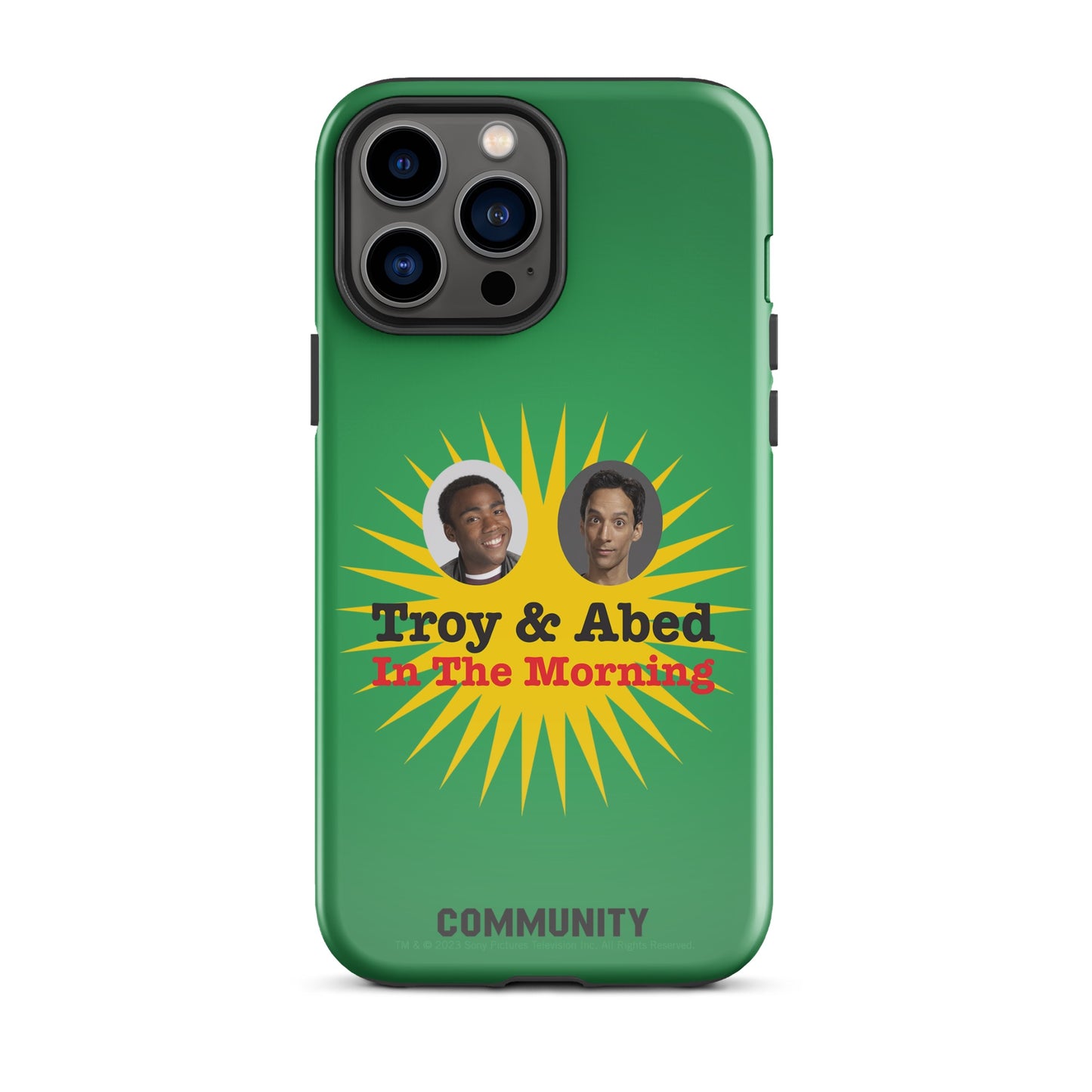 Community Troy and Abed In The Morning iPhone Tough Case