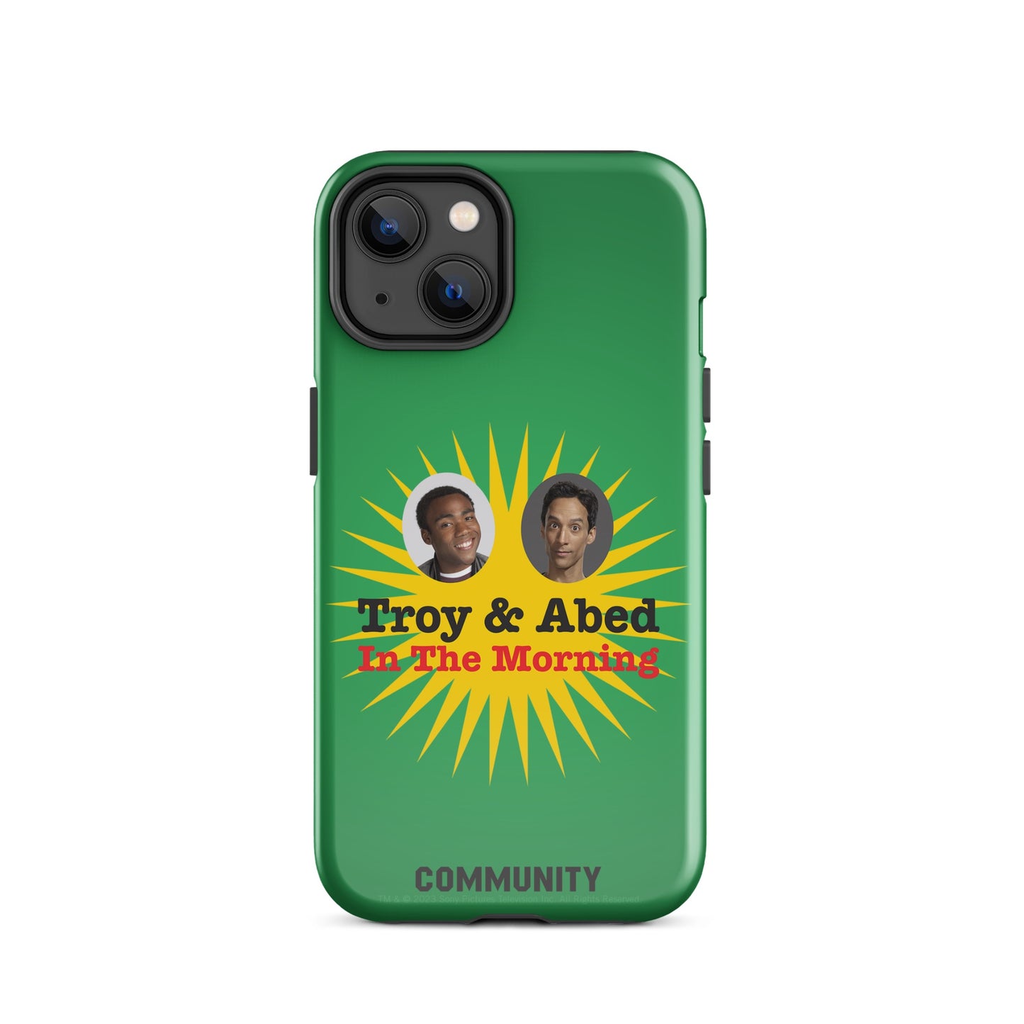 Community Troy and Abed In The Morning iPhone Tough Case