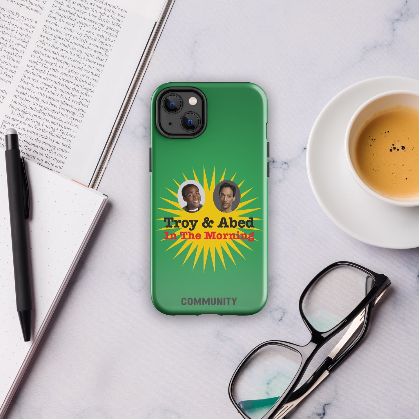 Community Troy and Abed In The Morning iPhone Tough Case