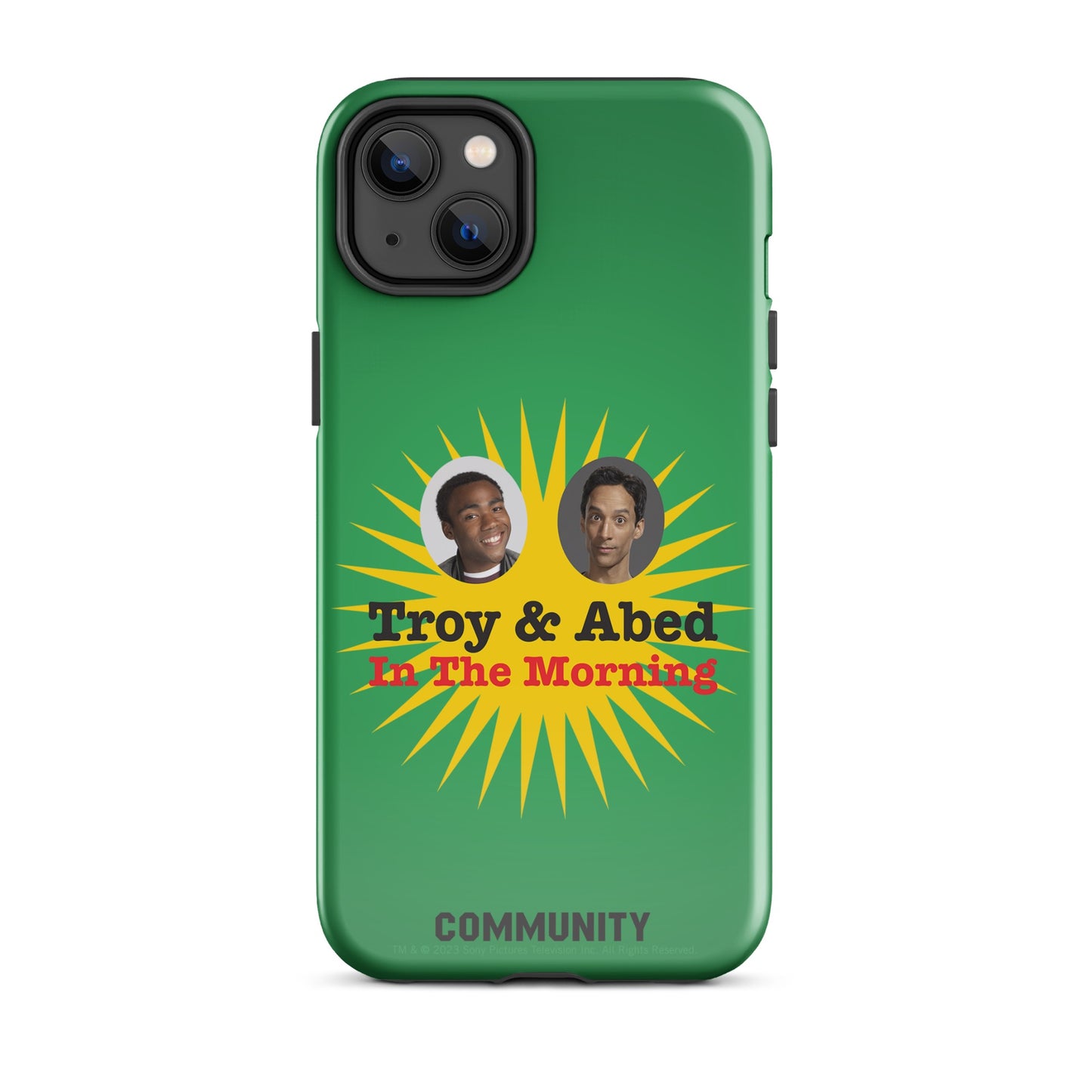 Community Troy and Abed In The Morning iPhone Tough Case