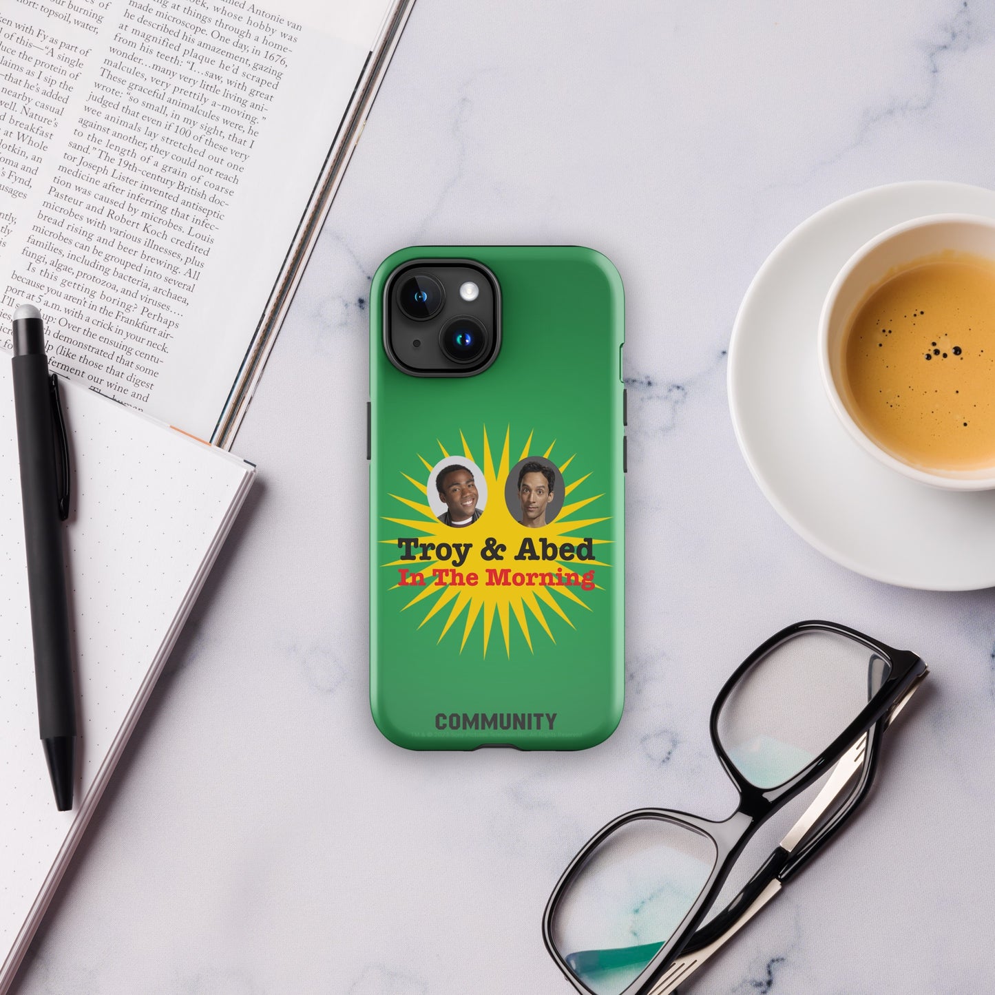 Community Troy and Abed In The Morning iPhone Tough Case