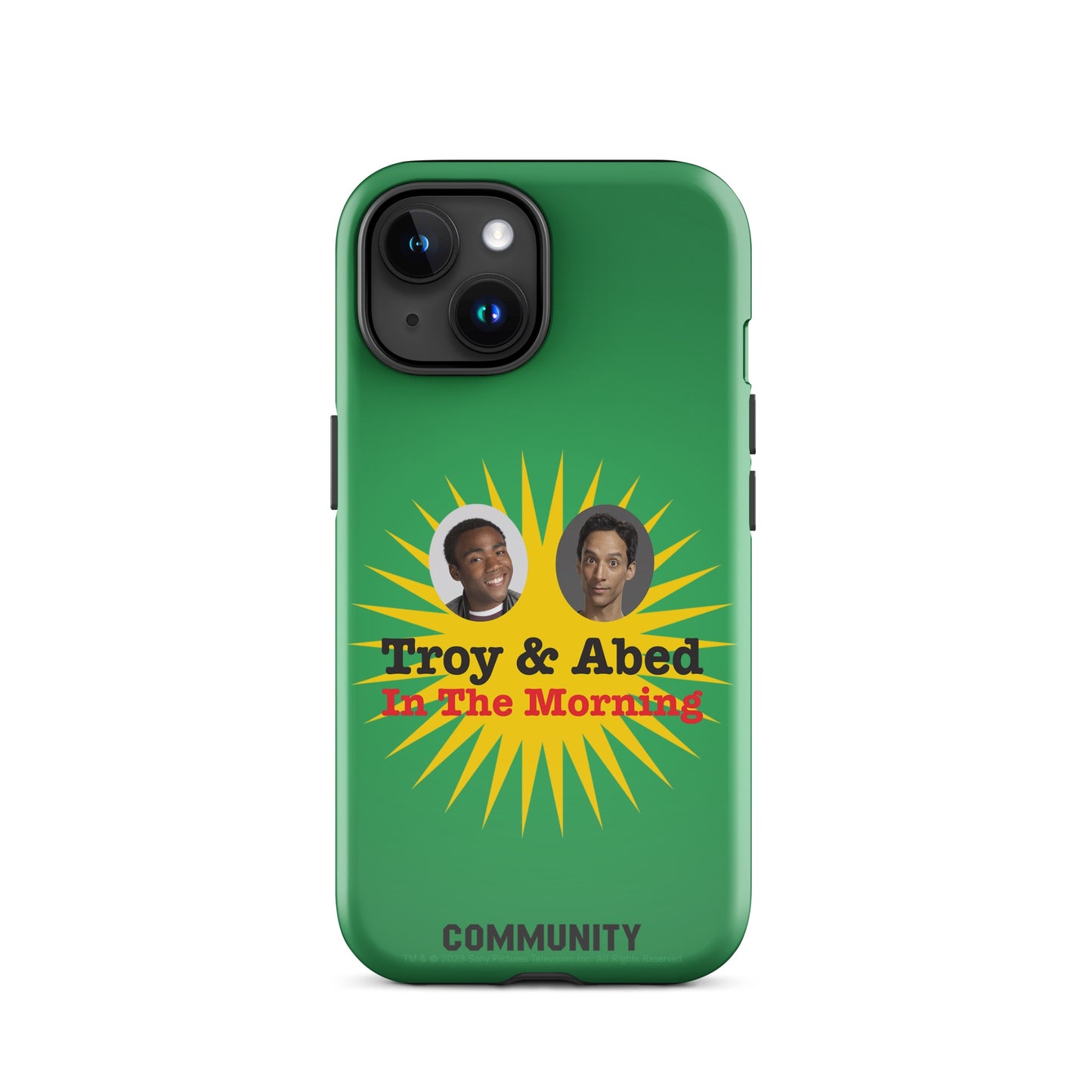 Community Troy and Abed In The Morning iPhone Tough Case