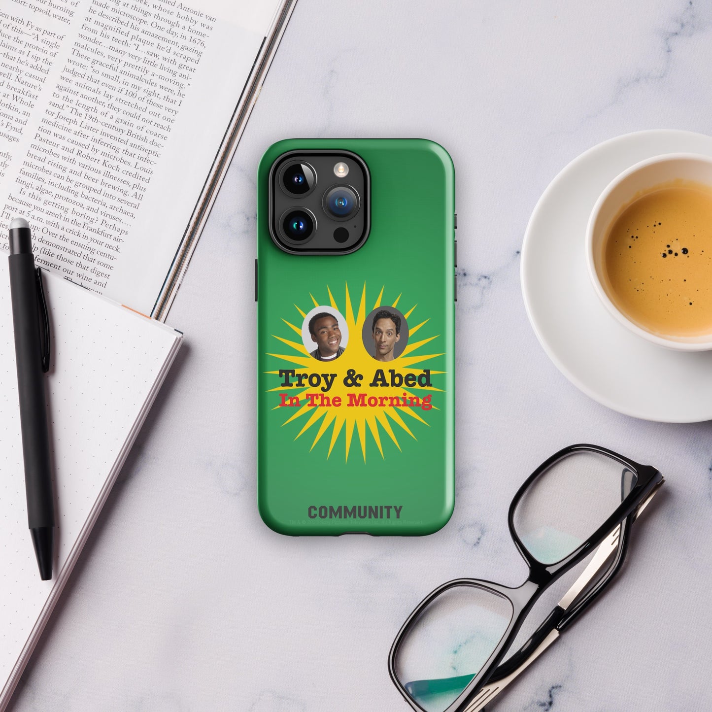 Community Troy and Abed In The Morning iPhone Tough Case