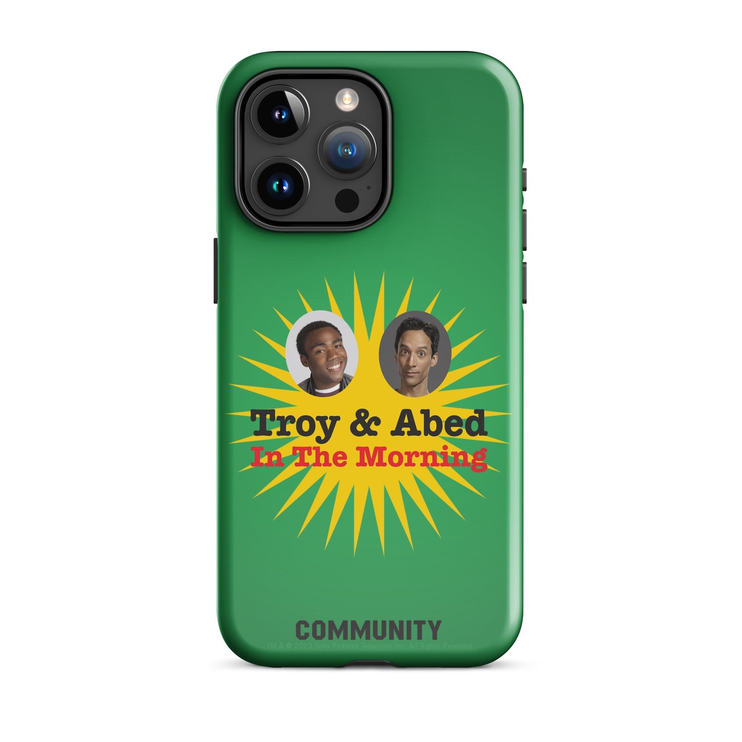 Community Troy and Abed In The Morning iPhone Tough Case