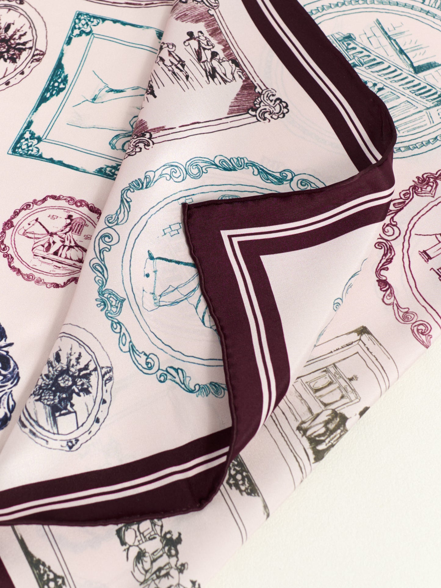 Lost Pattern x Downton Abbey: The Grand Finale Silk Scarf