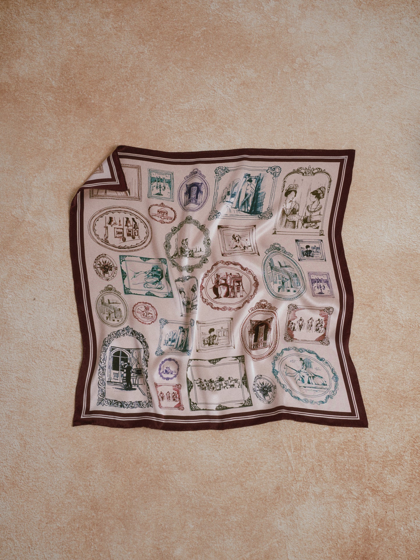 Lost Pattern x Downton Abbey: The Grand Finale Silk Scarf