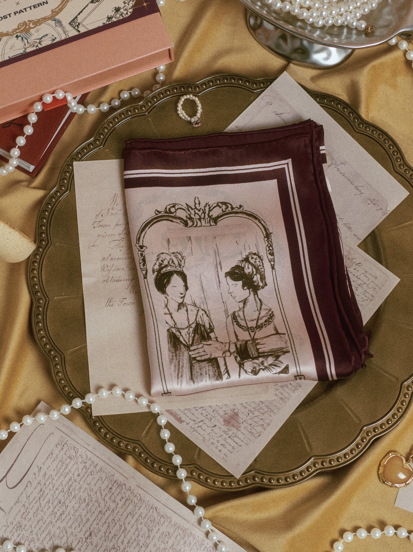 Lost Pattern x Downton Abbey: The Grand Finale Silk Scarf