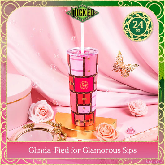 Dragon Glassware® x WICKED Glinda Luggage Tumbler