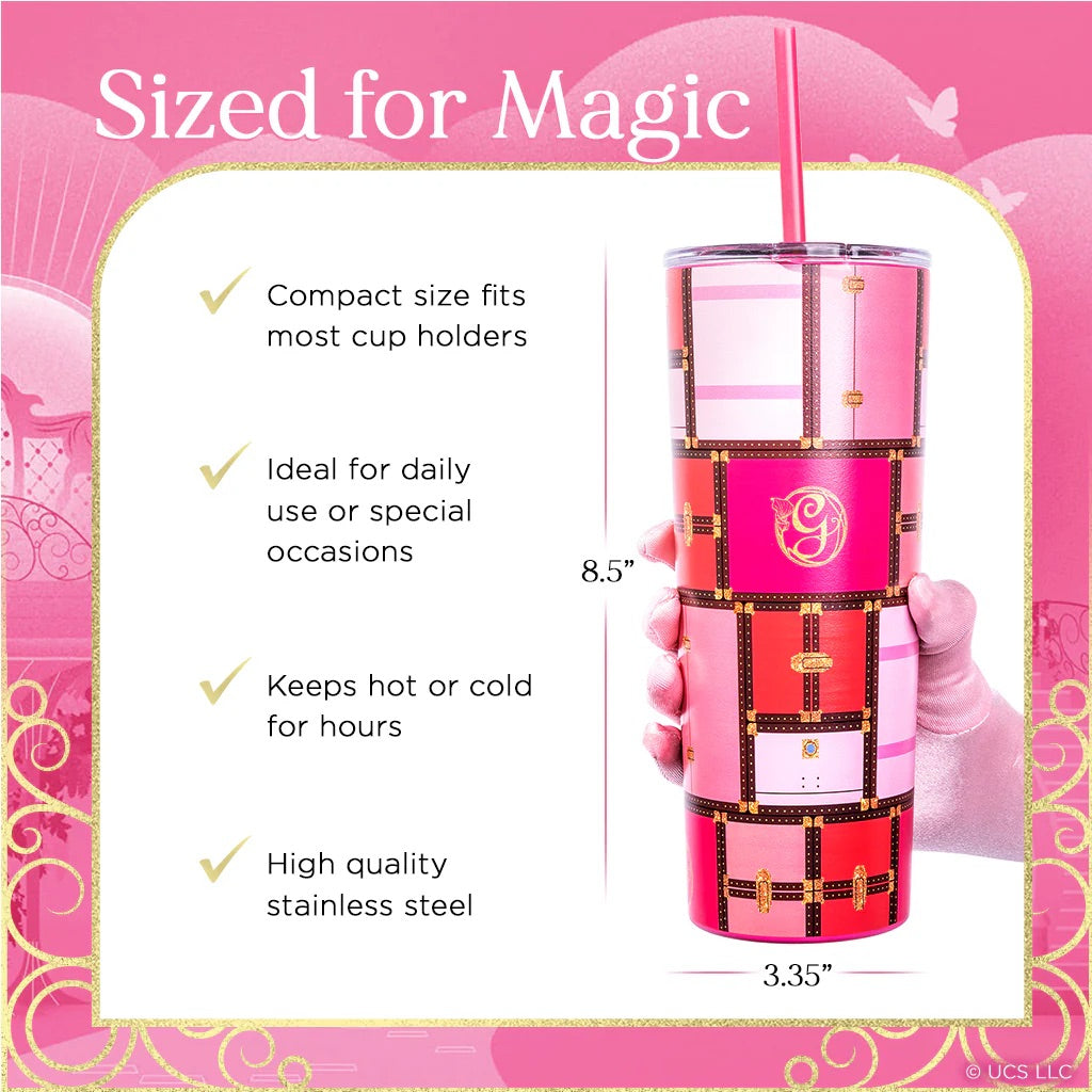 Dragon Glassware® x WICKED Glinda Luggage Tumbler