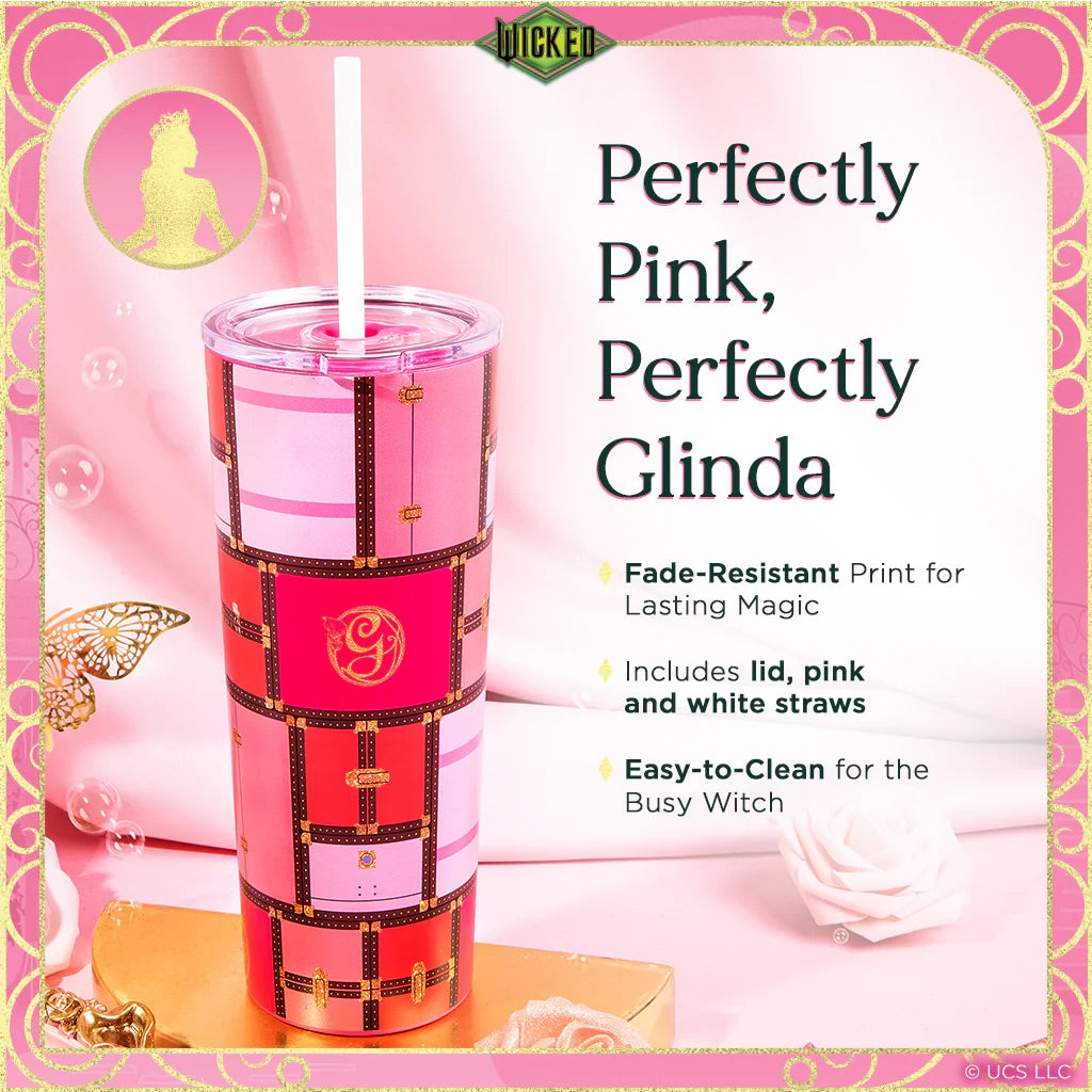 Dragon Glassware® x WICKED Glinda Luggage Tumbler