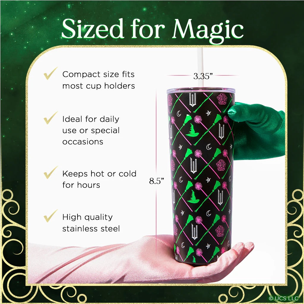 Dragon Glassware® x WICKED Elphaba Luggage Tumbler
