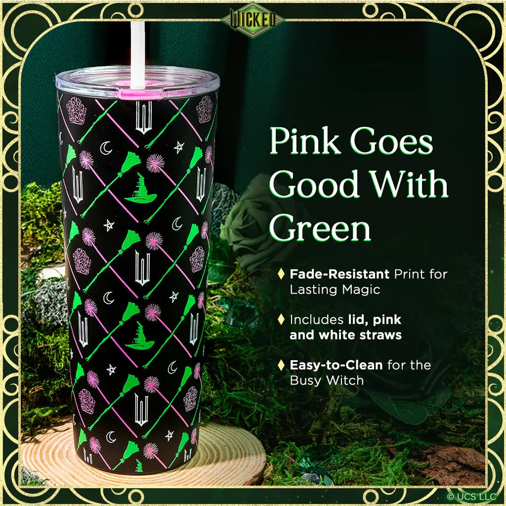 Dragon Glassware® x WICKED Elphaba Luggage Tumbler