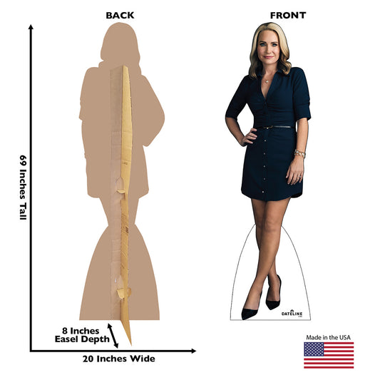 DATELINE Andrea Canning Cardboard Cutout Standee