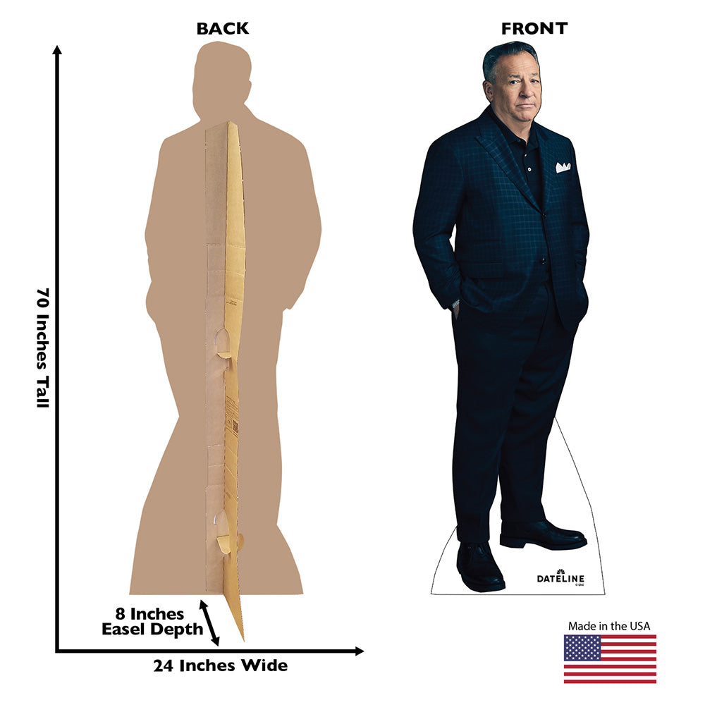 DATELINE Josh Mankiewicz Cardboard Cutout Standee
