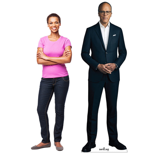 DATELINE Lester Holt Cardboard Cutout Standee