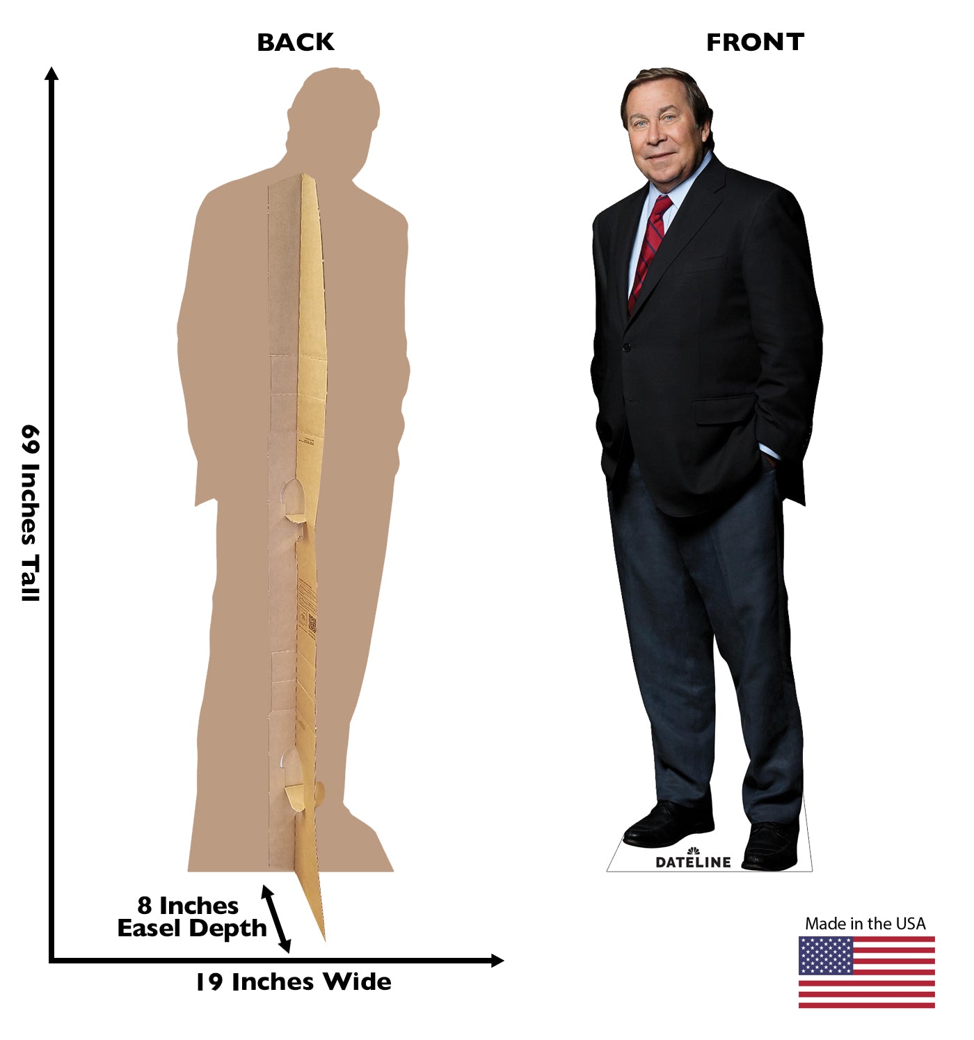 DATELINE Dennis Murphy Life-size Cardboard Cutout Standee