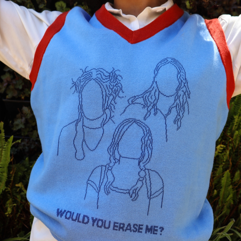 Limited Release Eternal Sunshine of the Spotless Mind "Would You Erase Me" Knitted Vest