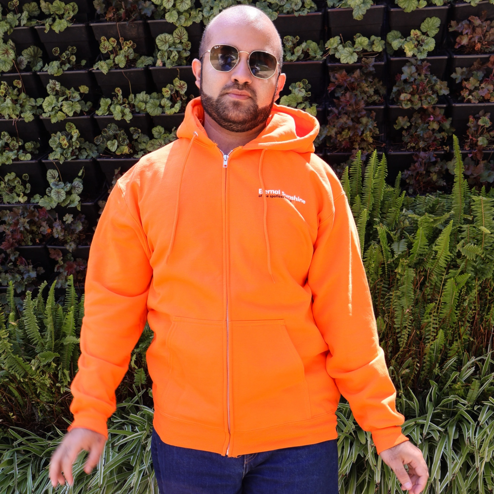 Eternal Sunshine of the Spotless Mind "Would You Erase Me?" Zip-Up Hoodie