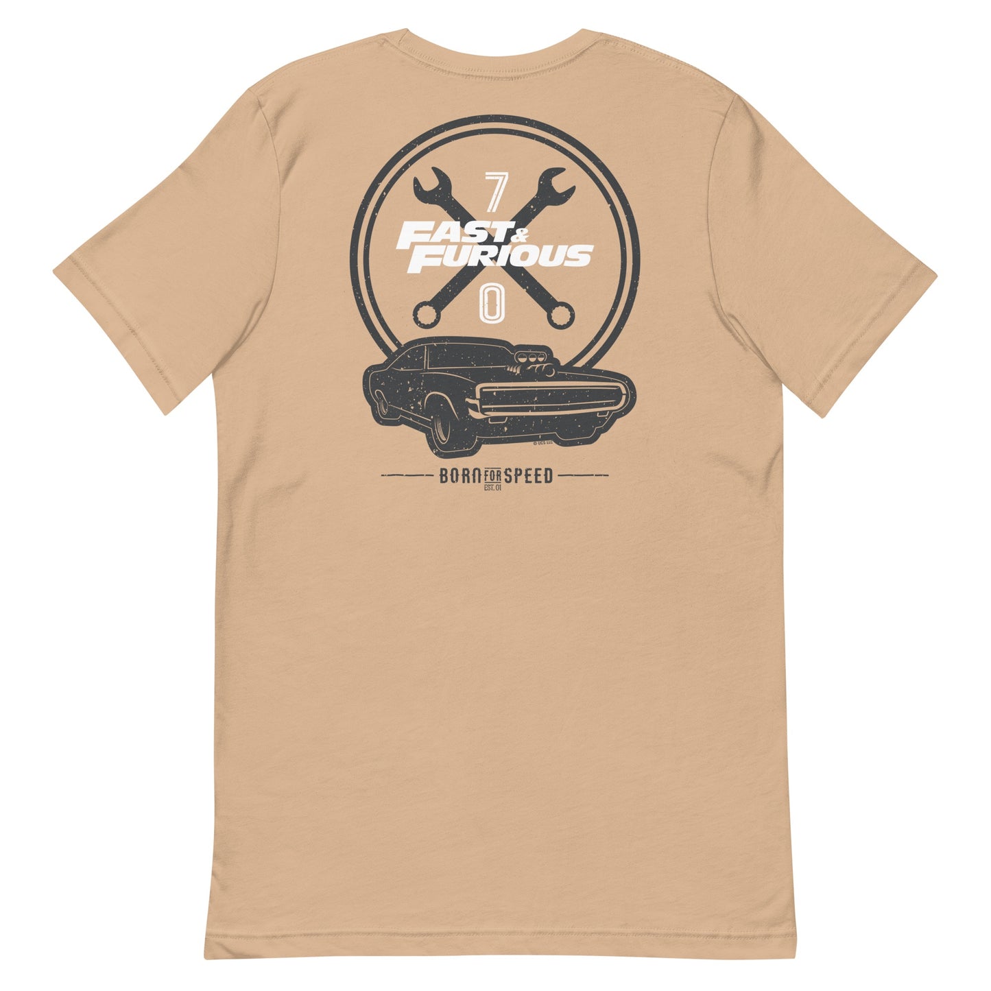 Fast & Furious Distressed Born For Speed T-Shirt