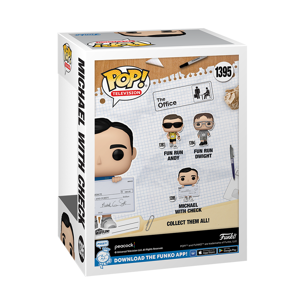 Funko POP TV: The Office - Michael w/ Check