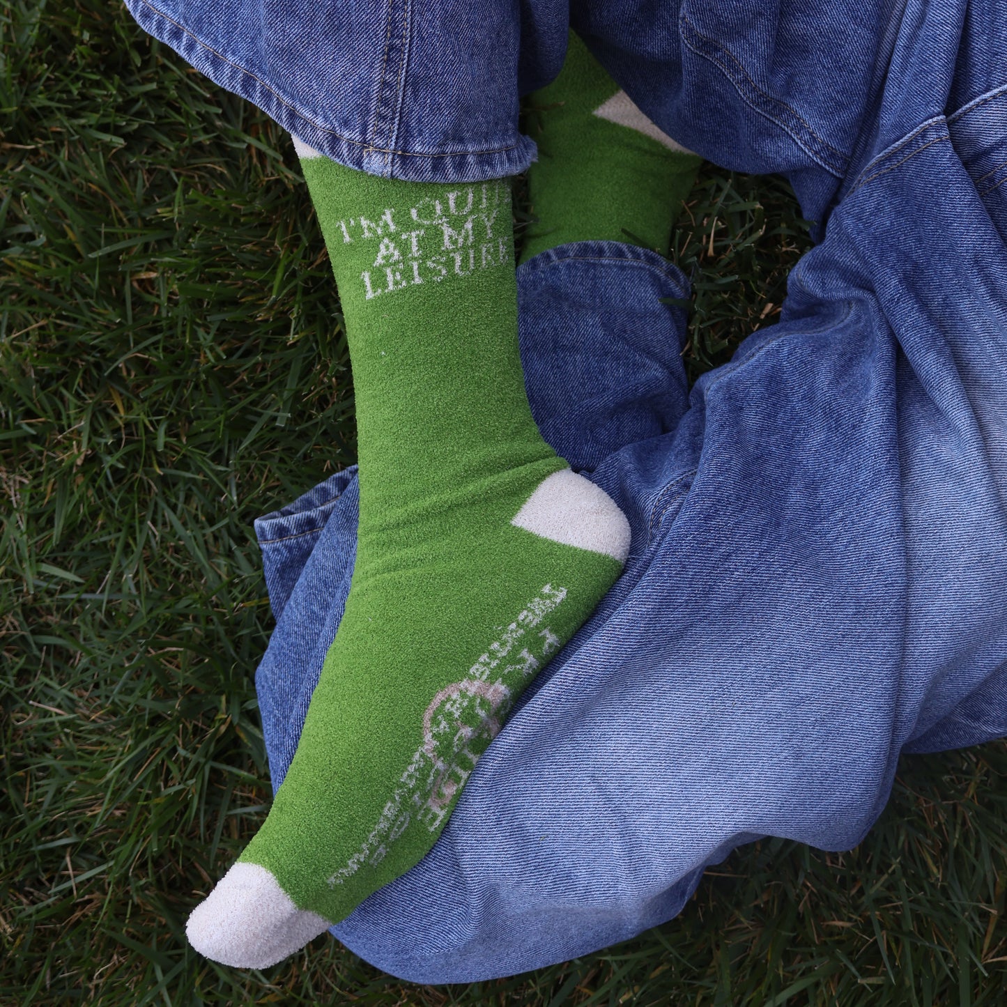 Pride & Prejudice "I'm Quite at My Leisure" Fuzzy Socks