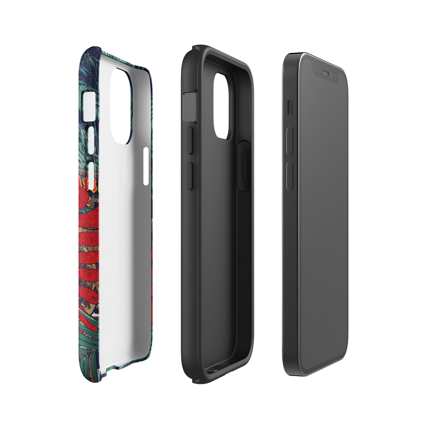 Jurassic Park Jungle Collage Tough Phone Case - iPhone