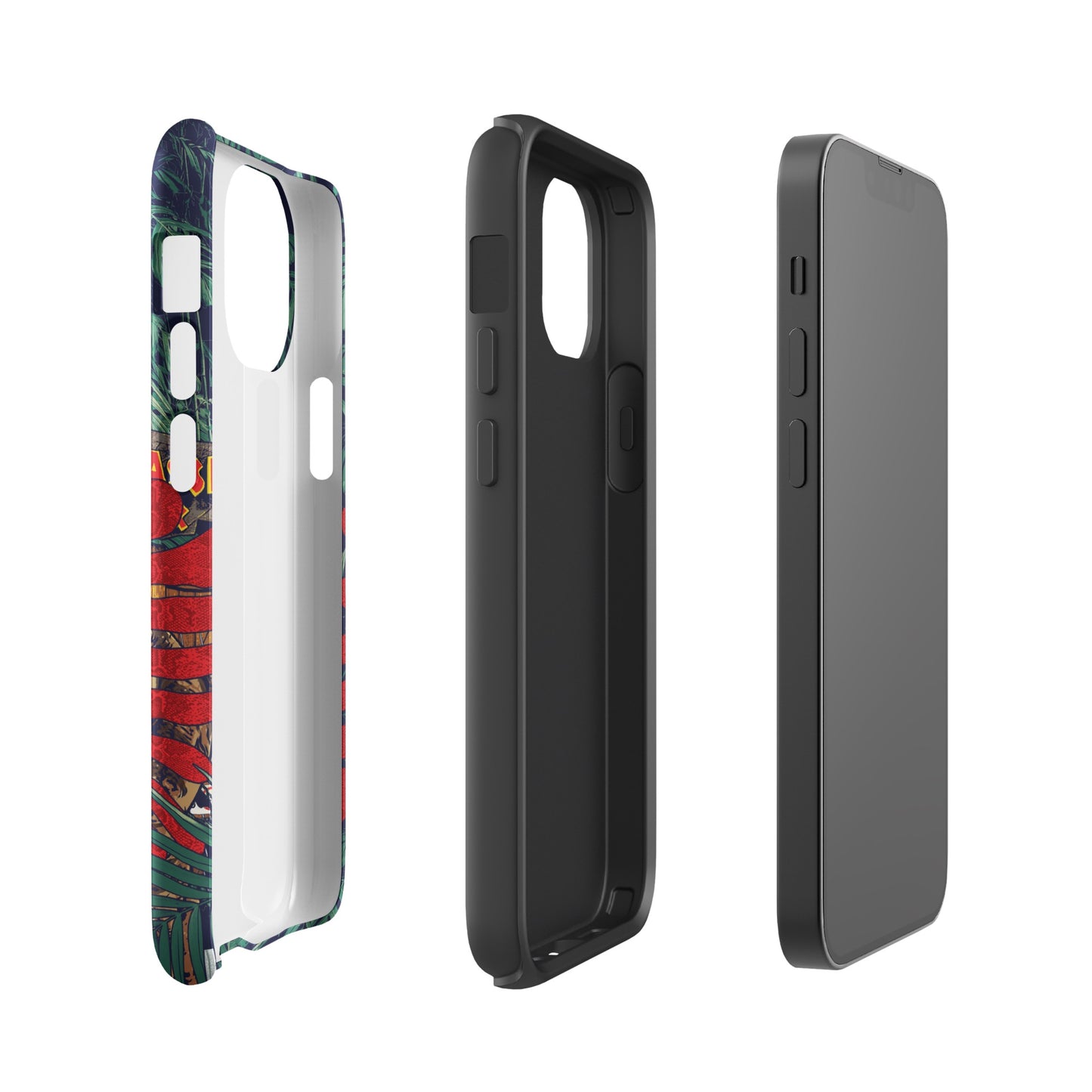 Jurassic Park Jungle Collage Tough Phone Case - iPhone