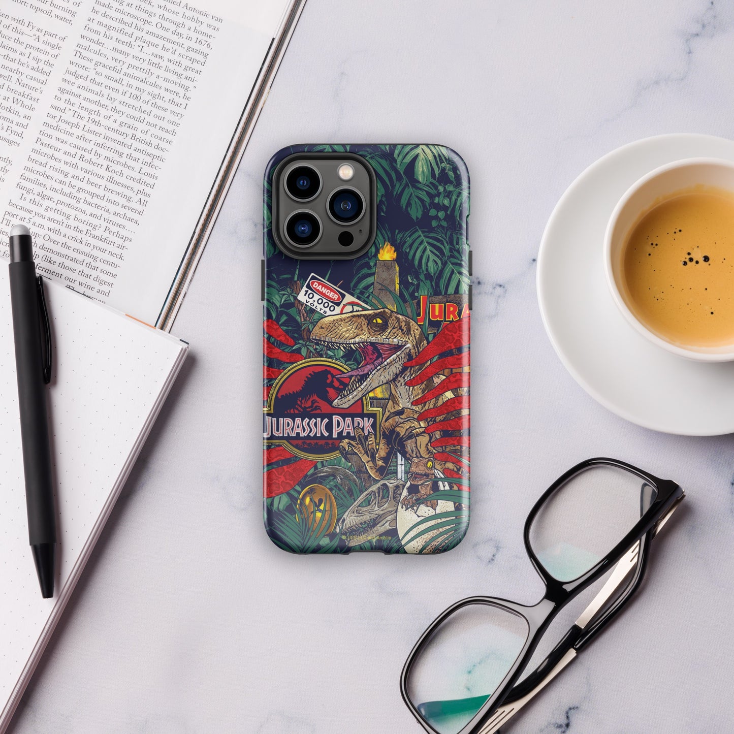 Jurassic Park Jungle Collage Tough Phone Case - iPhone
