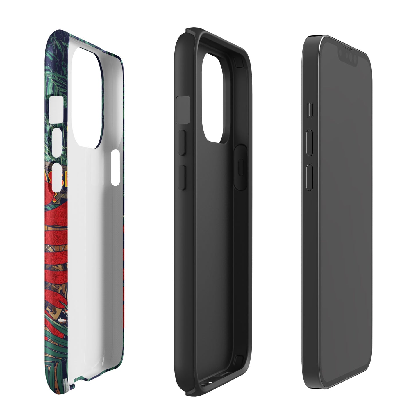 Jurassic Park Jungle Collage Tough Phone Case - iPhone