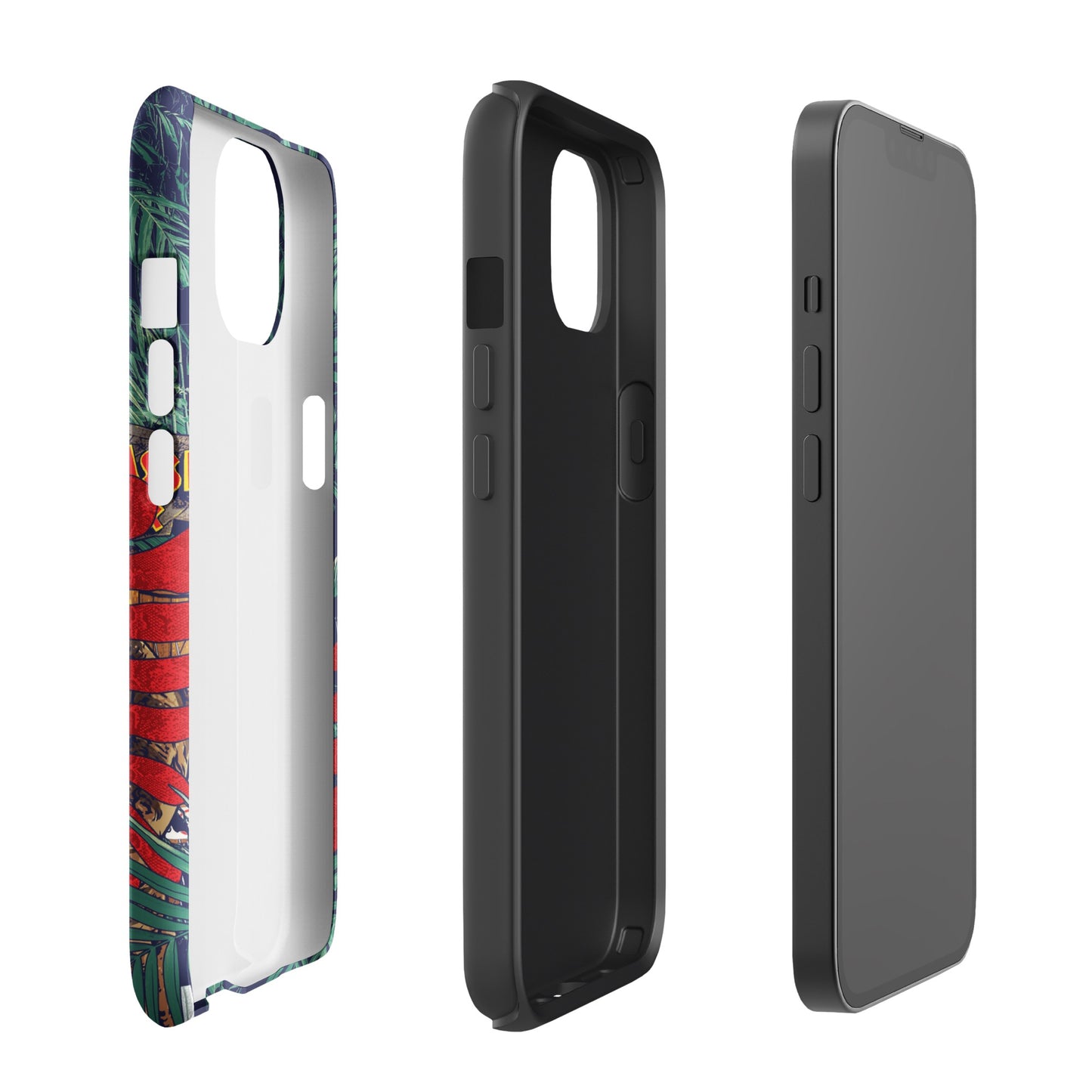 Jurassic Park Jungle Collage Tough Phone Case - iPhone