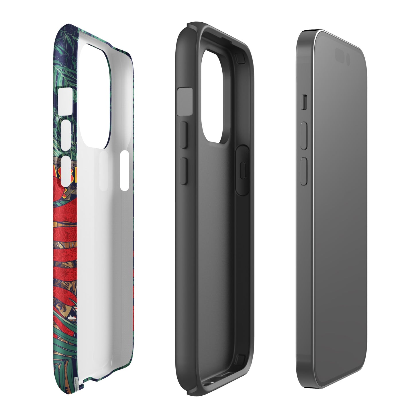 Jurassic Park Jungle Collage Tough Phone Case - iPhone