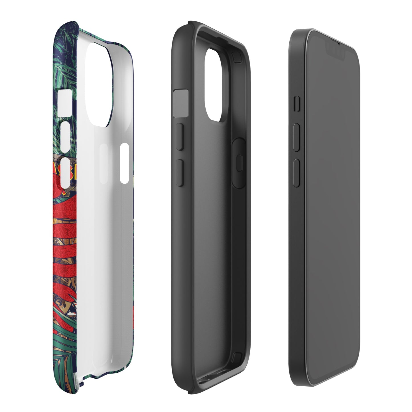 Jurassic Park Jungle Collage Tough Phone Case - iPhone